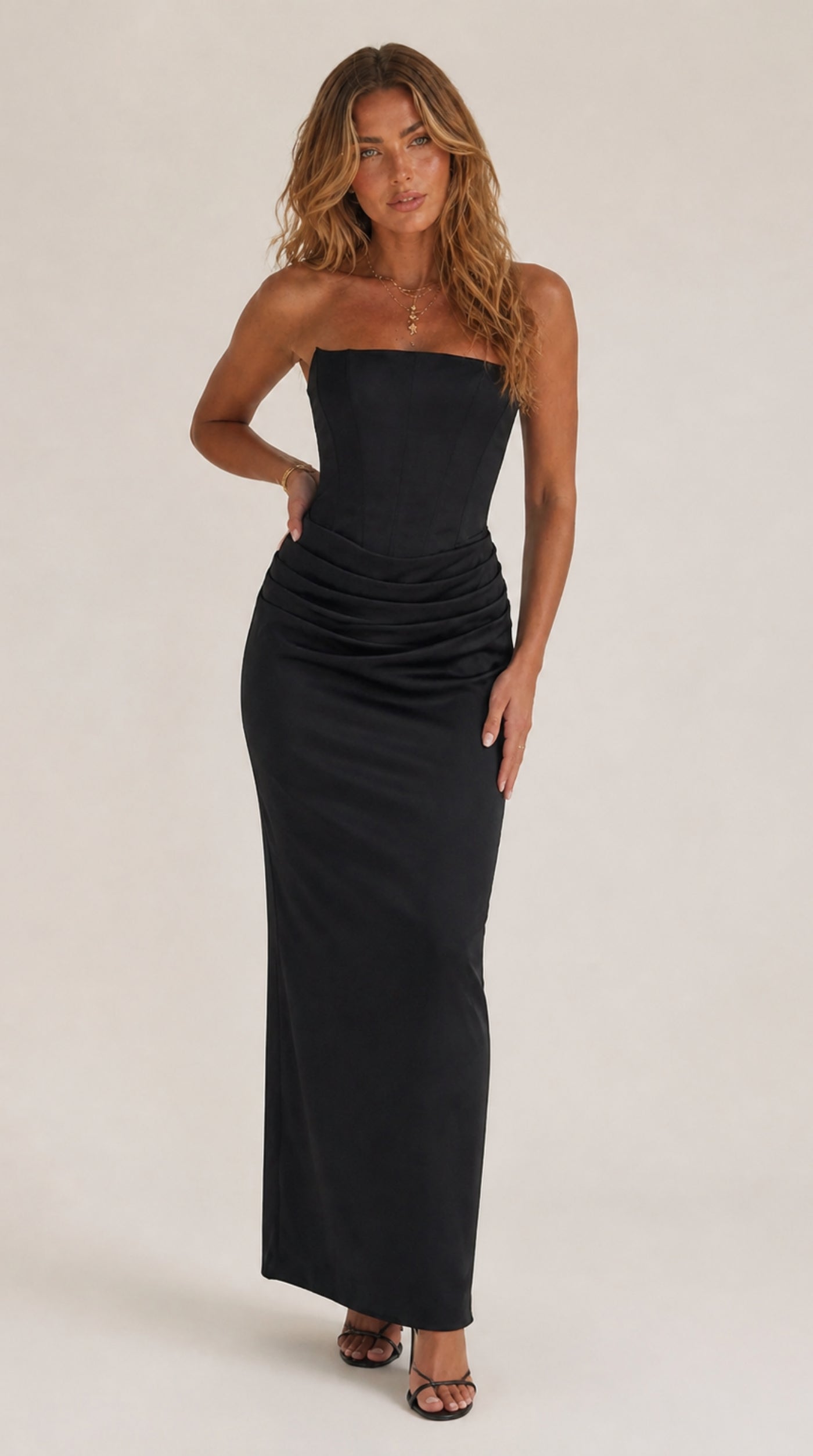 Monaco Corset Maxi Dress