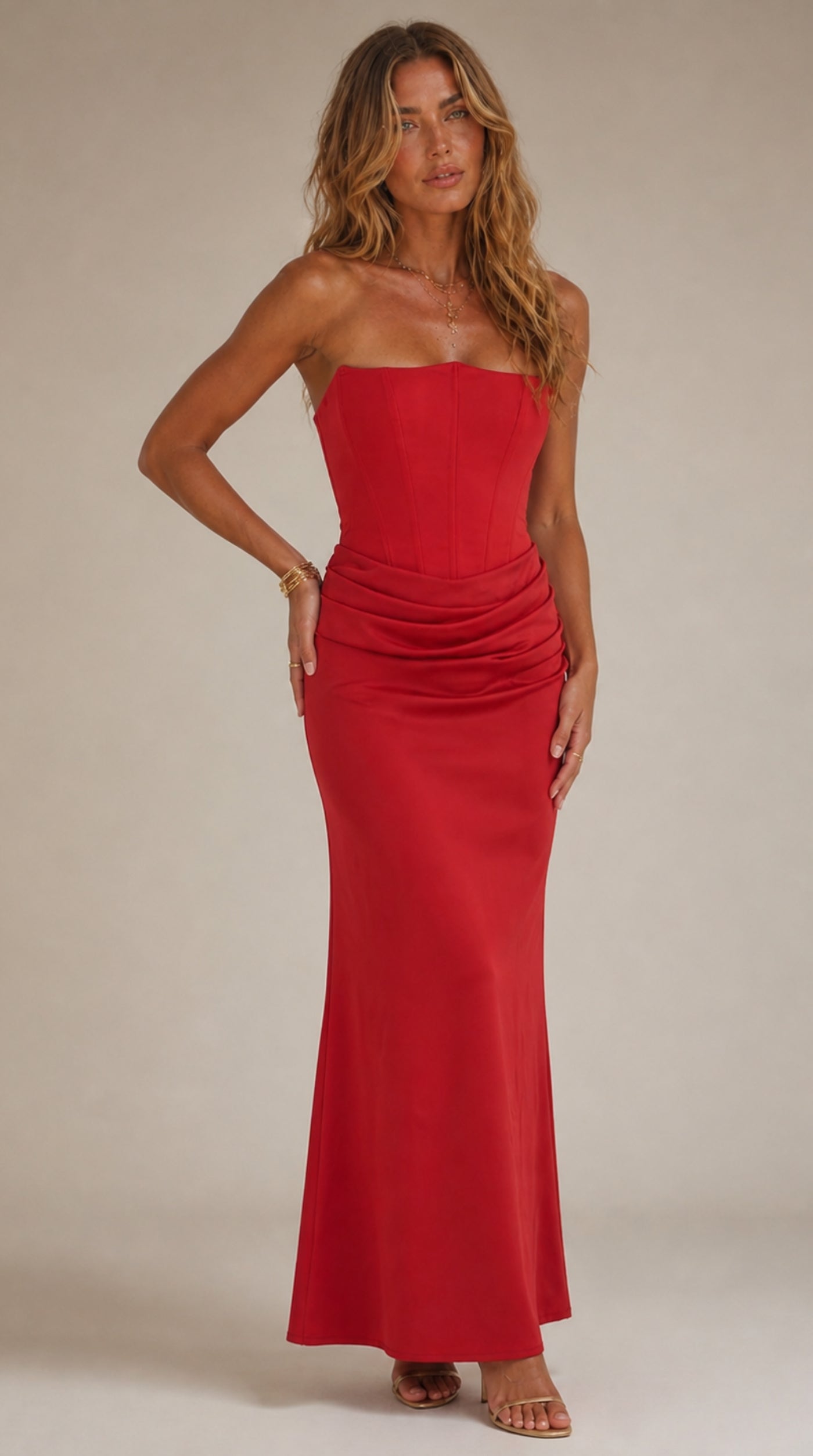 Monaco Corset Maxi Dress