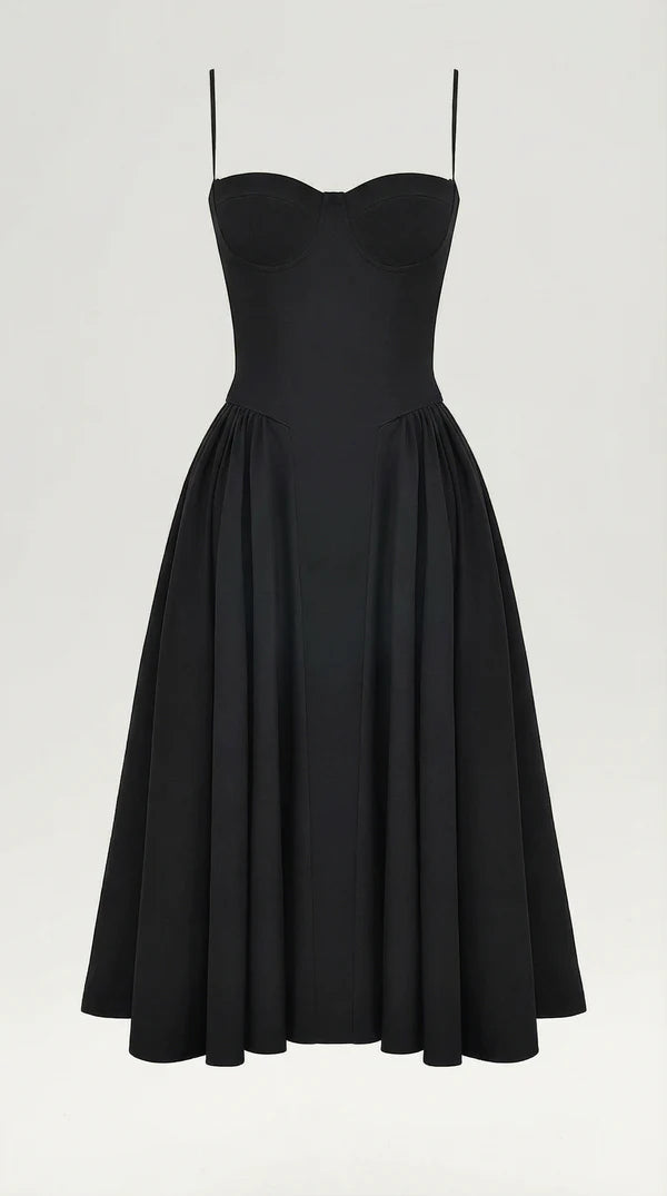 Odette Corset Midi Dress